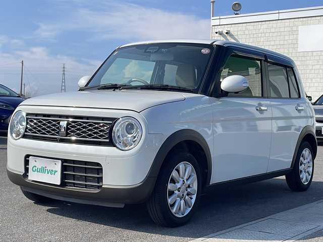 スズキ ラパン X 香川県 2020(令2)年 3.5万km ピュアホワイトP 純正８インチナビ／フルセグＴＶ／全方位カメラ／運転席シートヒーター／ＨＩＤライト／オートライト／レーンキープ／衝突軽減ブレーキ