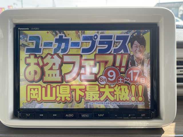 スズキ ラパン X 香川県 2020(令2)年 3.5万km ピュアホワイトP 純正８インチナビ／フルセグＴＶ／全方位カメラ／運転席シートヒーター／ＨＩＤライト／オートライト／レーンキープ／衝突軽減ブレーキ
