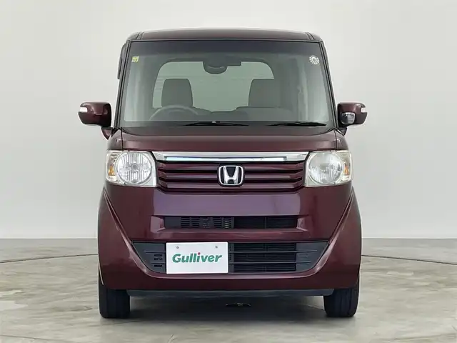 ホンダ Ｎ ＢＯＸ G Lパッケージ 群馬県 2014(平26)年 6.8万km プレミアムディープロッソパール 禁煙車　社外ナビ　CD　DVD　USB　AUX　ワンセグ　バックカメラ　片側パワースライドドア　オートエアコン　ヘッドライトレベライザー　電格ミラー　ステアリングリモコン　プッシュスタートスマートキー