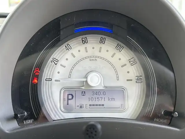 スズキ ラパン X 群馬県 2018(平30)年 10.2万km フェニックスレッドパール 純正メモリナビ/フルセグテレビ/バックカメラ/Bluetooth/シートヒーター/スマートキー /ルーフキャリア/ビルトインETC/純正１４インチアルミホイール/保証書/取扱説明書