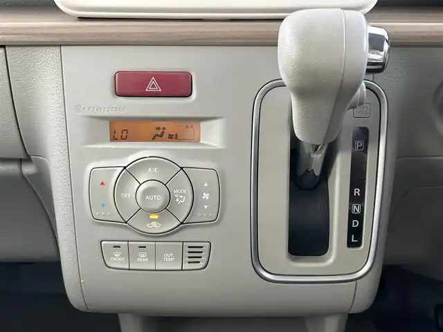 スズキ ラパン X 群馬県 2018(平30)年 10.2万km フェニックスレッドパール 純正メモリナビ/フルセグテレビ/バックカメラ/Bluetooth/シートヒーター/スマートキー /ルーフキャリア/ビルトインETC/純正１４インチアルミホイール/保証書/取扱説明書