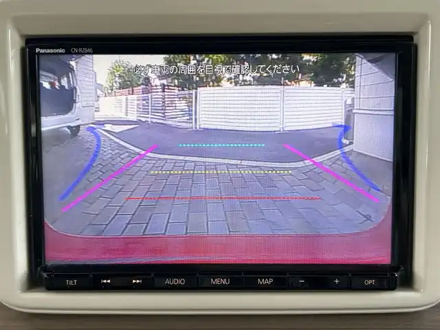 スズキ ラパン X 群馬県 2018(平30)年 10.2万km フェニックスレッドパール 純正メモリナビ/フルセグテレビ/バックカメラ/Bluetooth/シートヒーター/スマートキー /ルーフキャリア/ビルトインETC/純正１４インチアルミホイール/保証書/取扱説明書