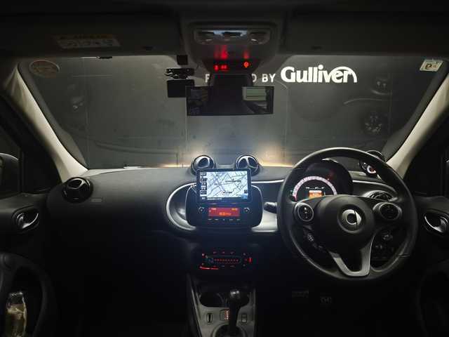 スマート ＭＣＣ スマート フォーフォー ターボ 群馬県 2016(平28)年 3.3万km 青 黒革シート　/ガラスルーフ　/シートヒーター　/バックカメラ　/コーナーセンサー　/社外ナビ　/Ｂｌｕｅｔｏｏｔｈ　/ＥＴＣ　/社外フルセグＴＶ　　/純正１６インチアルミホイール　/スペアキー　/純正フロアマット　/ＵＳＢ