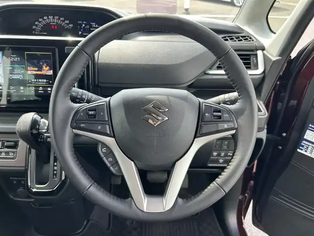 スズキ ソリオ バンディット HV MV 和歌山県 2021(令3)年 2.2万km メロウディープレッドパール メーカーナビ/フルセグTV/全方位カメラ/（AM/FM/CD/DVD/USB/Bluetooth）/衝突軽減ブレーキ/横滑り防止機能/レーンキープアシスト/コーナーセンサー/パワースライドドア/シートヒーター/LEDヘッドライト/オートライト/オートマチックハイビーム/シートヒーター/ヘッドアップディスプレイ/ETC/ドライブレコーダー/純正フロアマット/プッシュスタート/スマートキー