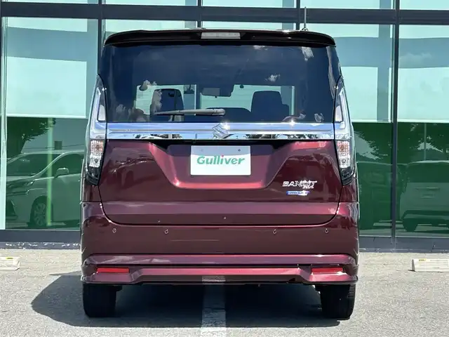 スズキ ソリオ バンディット HV MV 和歌山県 2021(令3)年 2.2万km メロウディープレッドパール メーカーナビ/フルセグTV/全方位カメラ/（AM/FM/CD/DVD/USB/Bluetooth）/衝突軽減ブレーキ/横滑り防止機能/レーンキープアシスト/コーナーセンサー/パワースライドドア/シートヒーター/LEDヘッドライト/オートライト/オートマチックハイビーム/シートヒーター/ヘッドアップディスプレイ/ETC/ドライブレコーダー/純正フロアマット/プッシュスタート/スマートキー