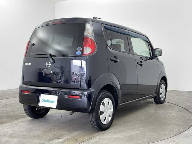 日産 モコ X 兵庫県 2012(平24)年 6.2万km ブルーイッシュブラック ・純正ナビ/CD/DVD/SD/BT/TV/・バックカメラ/・ドライブレコーダー/・インテリジェントキー/・プッシュスタート/・オートエアコン/・電動格納式ドアミラー/・ベンチシート/・ヘッドライトレベライザー/・純正フロアマット/・ドアバイザー