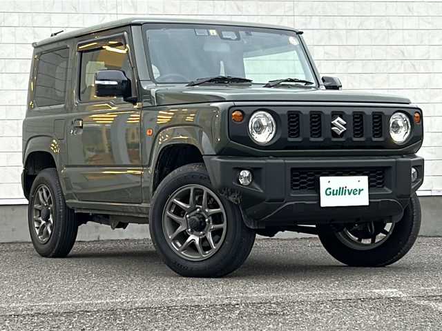 スズキ ジムニー XC 福島県 2023(令5)年 0.7万km ジャングルグリーン 4WD ナビ フルセグTV　Bluetooth バックカメラ オートクルーズ 衝突軽減ブレーキ シートヒーター ETC レーンキープ LEDヘッドライト フォグランプ オートライト スマートキー