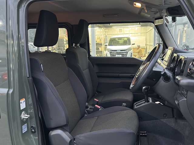 スズキ ジムニー XC 福島県 2023(令5)年 0.7万km ジャングルグリーン 4WD ナビ フルセグTV　Bluetooth バックカメラ オートクルーズ 衝突軽減ブレーキ シートヒーター ETC レーンキープ LEDヘッドライト フォグランプ オートライト スマートキー