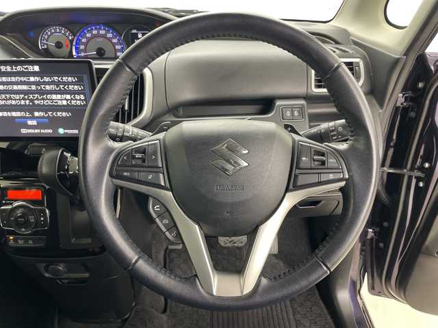 スズキ ソリオ 道央・札幌 2019(平31)年 5.3万km ミッドナイトバイオレットメタリック ・4WD/・寒冷地仕様/・社外フローティングナビ/（CD/DVD/SD/BT/フルセグ）/・スズキセーフティサポート/・パドルシフト/・レーダークルーズコントロール/・TVキャンセラー/・D/Nシートヒーター/・全方位カメラ/・バックカメラ/・両側パワースライドドア/・ドアミラーヒーター/・社外前後ドラレコ/・LEDヘッドライト/・純正AW