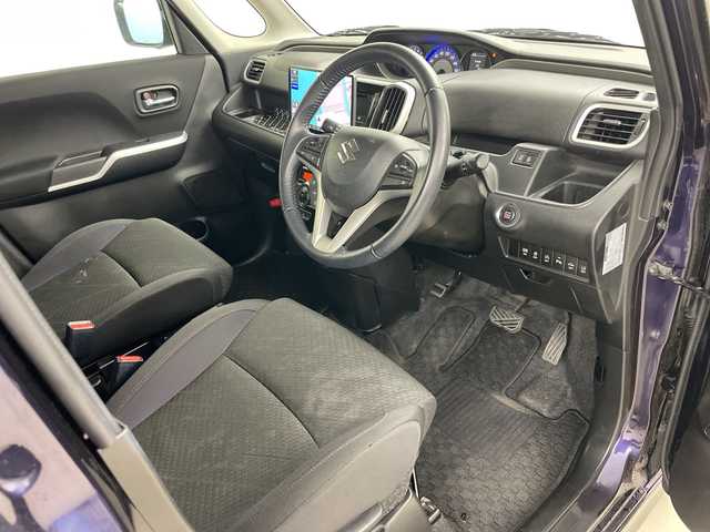 スズキ ソリオ 道央・札幌 2019(平31)年 5.3万km ミッドナイトバイオレットメタリック ・4WD/・寒冷地仕様/・社外フローティングナビ/（CD/DVD/SD/BT/フルセグ）/・スズキセーフティサポート/・パドルシフト/・レーダークルーズコントロール/・TVキャンセラー/・D/Nシートヒーター/・全方位カメラ/・バックカメラ/・両側パワースライドドア/・ドアミラーヒーター/・社外前後ドラレコ/・LEDヘッドライト/・純正AW