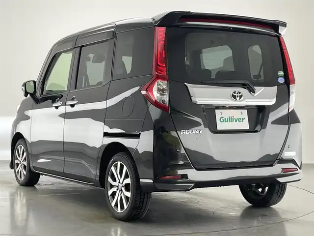 トヨタ ルーミー カスタムG－T 愛知県 2018(平30)年 6.6万km ブラックマイカメタリック 純正ナビ　バックカメラ　両側パワスラ　禁煙　フルセグ　ＤＶＤ　クルコン　ドラレコ　ＥＴＣ　スマートアシスト　シートヒーター　衝突軽減　ＬＥＤオートライト　フォグ　純正フロアマット　Bluetooth　純正１５インチAW　アイドリングストップ　スマートキー　プッシュスタート　