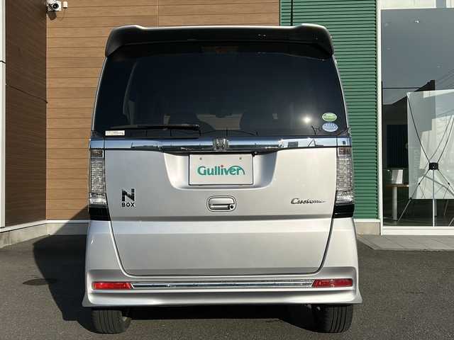 ホンダ Ｎ ＢＯＸ カスタム G ターボ Lパッケージ 静岡県 2015(平27)年 4.5万km カトラリーシルバーM ワンオーナー/純正メモリ何/AM/FM/CD/DVD/BT/ワンセグ/バックカメラ/両側パワースライドドア/プッシュスタート/スマートキー/純正フロアマット/オートライト/キセノンライト/クルーズコントロール/パドルシフト/ハーフレザーシート