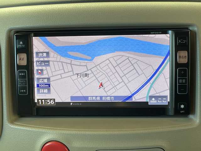 日産 キューブ 15X Mセレクション 群馬県 2011(平23)年 7.9万km ビターショコラ 禁煙車　純正７インチナビ　ＥＴＣ　マニュアルエアコン　スマートキー　プッシュスタート　パワーウィンドウ　ヘッドライトレベライザー　電動格納ミラー　パワーステアリング　純正フロアマット　ワンセグＴＶ