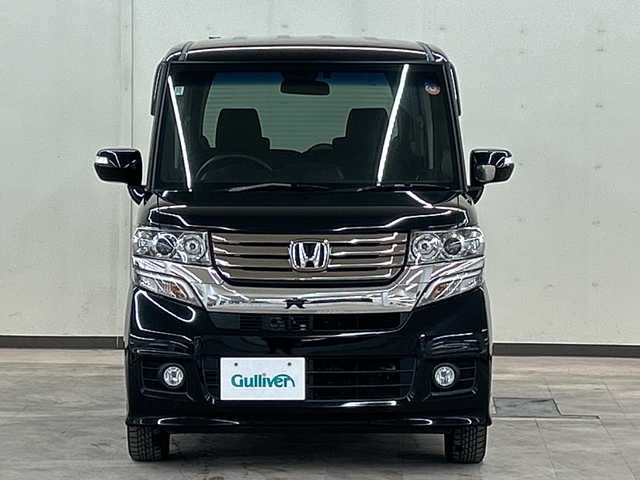 ホンダ Ｎ ＢＯＸ カスタム G 道央・札幌 2014(平26)年 5.7万km スマートブラック 4WD//純正メモリナビ//フォグランプ//パワーウィンド//オートライト//ドアバイザー//ETC//プッシュスタート//片側パワースライドドア
