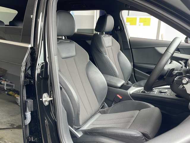 アウディ Ａ４ アバント2.0 TFSI クワトロ スポーツ Sライン P 富山県 2016(平28)年 3.6万km ミトスブラックメタリック 衝突軽減ブレーキ /ACC /LKA /ハーフレザー /ヒートシーター/純正ナビ /バックカメラ/バーチャルコックピッド /マトリクスLEDヘッドライト /AppleCarPlay /オートマチックテールゲート/純正アルミホイール/ドライブレコーダー/純正フロアマット