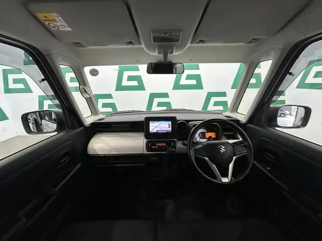 スズキ スペーシア HYBRID G 鹿児島県 2018(平30)年 1.6万km シルキーシルバーメタリック 禁煙車/社外ナビ/(CD/USB/SD)/バックカメラ/両側スライドドア/後方コーナーセンサー/デュアルセンサーブレーキサポート/レーンキープアシスト/ヘッドライトレベライザー/ISOFIX/社外フロアマット/ドアバイザー/アイドリングストップ/サイドエアバッグ