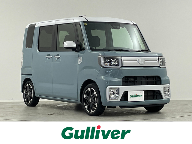 ダイハツ ウェイク G ターボ リミテッド SAⅢ 埼玉県 2020(令2)年 2.4万km シャイニングホワイトパール/レイクブルーメタリック 純正ナビ　Ｂｌｕｅｔｏｏｔｈ　フルセグＴＶ　CD/DVD 全方位カメラ 両側パワースライドドア ドライブレコーダー オートハイビーム 衝突軽減システム 純正15インチアルミホイール LEDヘッドライト