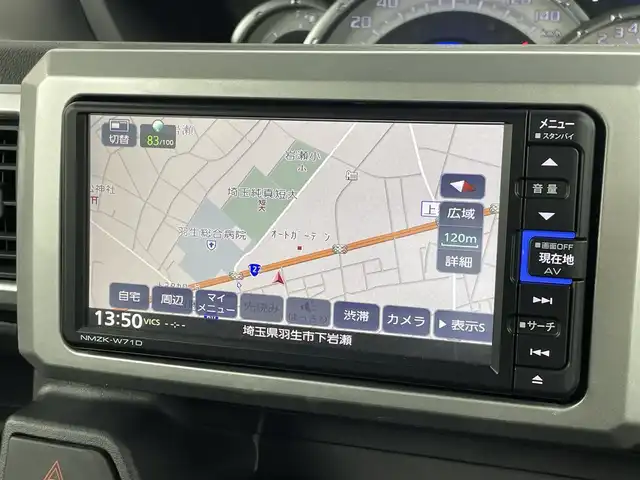 ダイハツ ウェイク G ターボ リミテッド SAⅢ 埼玉県 2020(令2)年 2.4万km シャイニングホワイトパール/レイクブルーメタリック 純正ナビ　Ｂｌｕｅｔｏｏｔｈ　フルセグＴＶ　CD/DVD 全方位カメラ 両側パワースライドドア ドライブレコーダー オートハイビーム 衝突軽減システム 純正15インチアルミホイール LEDヘッドライト