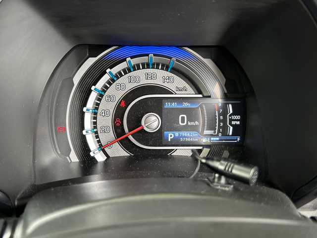 スズキ ハスラー Jスタイル 静岡県 2022(令4)年 5.8万km デニムブルー ガンメタリック 2トーン 社外SDナビ/・CD/・DVD/・Bluetooth/・フルセグTV/・USB/・AM/FM/主要装備/・衝突軽減/・レーンキープ/・コーナーセンサー/・ETC/・シートヒーター（D/N席）/・ステアリングリモコン/・LEDヘッドライト/・フォグランプ/・スマートキー/・プッシュスタート/・社外フロアマット/・純正アルミホイル