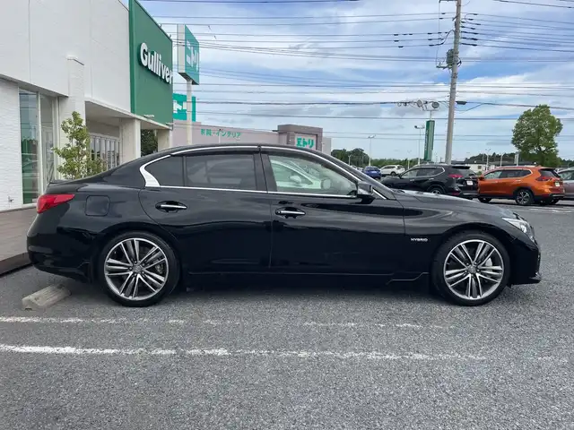 日産 スカイライン ハイブリッド 350GT Type SP 千葉県 2014(平26)年 5.7万km スーパーブラック サンルーフ 革シート ナビ 全方位カメラ BOSEサウンド レーダークルコン シートヒーター パワーシート フルセグ ETC スマートキー オートライト LEDライト 19インチAW 前後ソナー