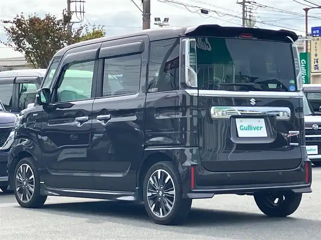 スズキ スペーシア カスタム HYBRID XS ターボ 静岡県 2020(令2)年 5.1万km アーバンブラウンパールメタリック ８型ナビ（ＢＴ，フルセグＴＶ，ＣＤ）/全方位カメラ/ドライブレコーダー/シートヒーター/ＥＴＣ/ターボ/クルーズコントロール/両側パワースライドドア/純正フロアマット/コーナーセンサー/ＬＥＤライト/エンジンスタートボタン/パワーステアリング/パワーウィンドウ/MTモード付きAT/アイドリングスストップ/スマートキー/AAC/USB入力端子/ベンチシート/ハーフレザーシート/ABS/横滑り防止装置/レーンキープアシスト/盗難防止装置/オートライト/オートマチックハイビーム/衝突軽減システム
