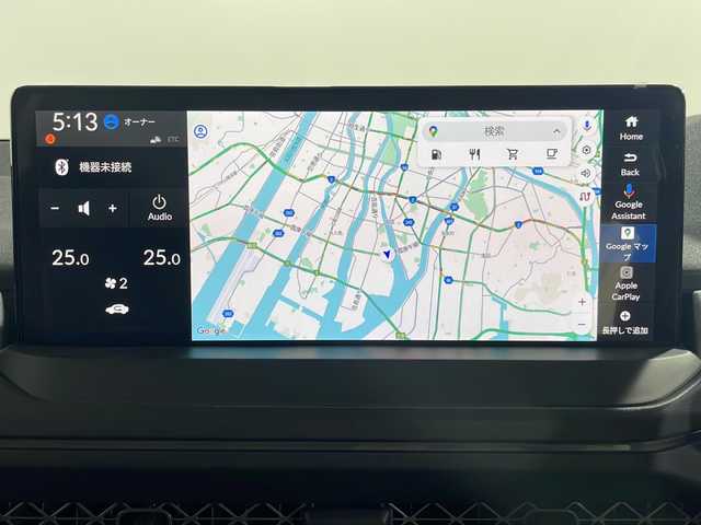 ホンダ アコード e:HEV 広島県 2024(令6)年 1.1万km プラチナホワイトパール 12.3型HondaConnectディスプレイ（Googleマップ/フルセグTV/Bluetooth/AppleCarPlay/AndroidAuto）/マルチビューカメラ/BOSEサウンド/黒革シート/パワーシート（運転席/助手席）/ポジションメモリー/シートヒーター（運転席/助手席/後席左右）/ホンダセンシング/・衝突軽減ブレーキ/・誤発進抑制機能/・レーンキープアシスト/・アダプティブクルーズコントロール/・オートハイビーム/・ブラインドスポットモニター/・パーキングセンサー/Hondaパーキングパイロット/LEDヘッドランプ/純正18インチAW/電動パーキングブレーキ/オートブレーキホールド/減速セレクター/ヘッドアップディスプレイ/ETC2.0/ワイヤレス充電/ドライブレコーダー