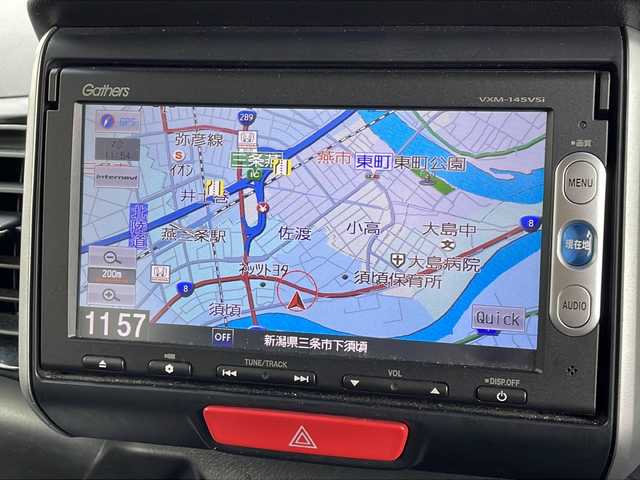 ホンダ Ｎ ＢＯＸ カスタム G Aパッケージ 新潟県 2014(平26)年 10.4万km スマートブラック 4WD/社外ナビ：VXM-145VSi/（BT/DTV/FM/AM/ワンセグ）/バックカメラ/オートライト/アイドリングストップ/ウィンカーミラー/片側パワースライドドア/プッシュスタート/ETC/純正14インチAW/ステアリングスイッチ