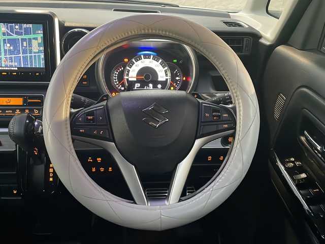 スズキ スペーシア カスタム HYBRID XS ターボ 高知県 2018(平30)年 9.6万km ピュアホワイトパール/ブラック2トーン 純正ナビ/フルセグＴＶ/全方位カメラ/両側パワースライド/シートヒーター/前後ドライブレコーダー/Ｂｌｕｅｔｏｏｔｈ/CD/ＥＴＣ/クルーズコントロール/純正アルミホイール/レーンキープアシスト/盗難防止装置/衝突軽減システム/オートライト/横滑り防止装置