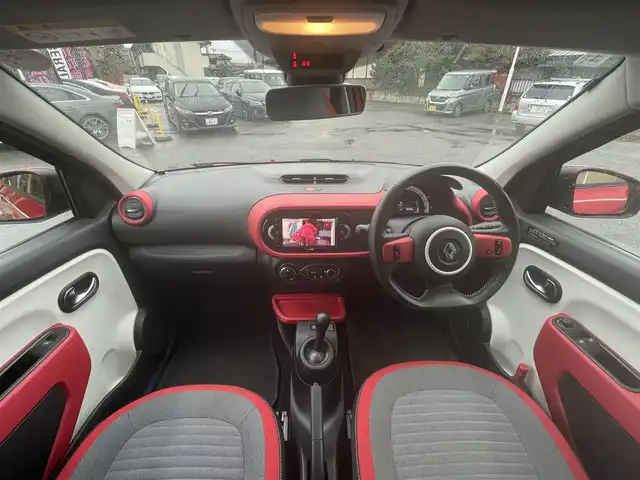 ルノー トゥインゴ インテンス 栃木県 2018(平30)年 1万km 赤 ワンオーナー/アルパインナビ/フルセグTV/Bluetooth/ETC/クルーズコントロール/オートライト/バックソナー