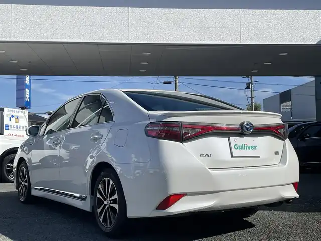 トヨタ ＳＡＩ G 熊本県 2015(平27)年 4.5万km ホワイトパールクリスタルシャイン 純正ナビ/【ワンセグTV/Bluetooth/CD/DVD/AUX】/バックカメラ/クルーズコントロール/車両接近通報装置/後席電動サンシェード/電動チルト/純正16インチAW/ステアリングスイッチ/前後ドライブレコーダー/ビルトインETC/前席パワーシート/シートヒーター/オートライト/オートワイパー/プッシュスタート/スマートキー/取扱説明書
