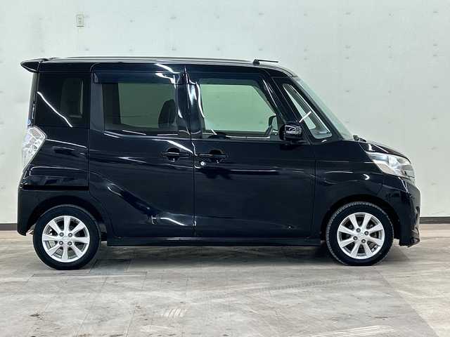 三菱 ｅＫスペース カスタムG 道央・札幌 2014(平26)年 6.8万km アメジストブラック 4WD//社外ナビ//スマートキー//プッシュスタート//片側パワースライドドア//ディスチャージライト