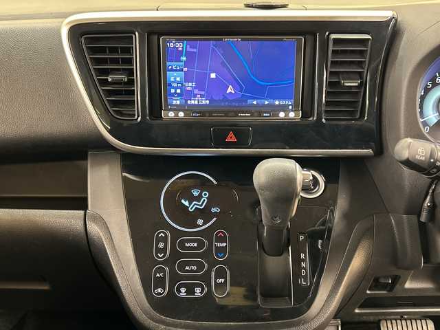 三菱 ｅＫスペース カスタムG 道央・札幌 2014(平26)年 6.8万km アメジストブラック 4WD//社外ナビ//スマートキー//プッシュスタート//片側パワースライドドア//ディスチャージライト