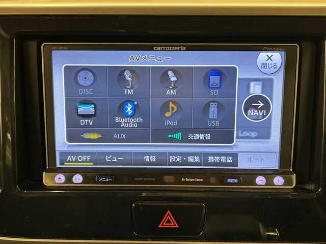 三菱 ｅＫスペース カスタムG 道央・札幌 2014(平26)年 6.8万km アメジストブラック 4WD//社外ナビ//スマートキー//プッシュスタート//片側パワースライドドア//ディスチャージライト