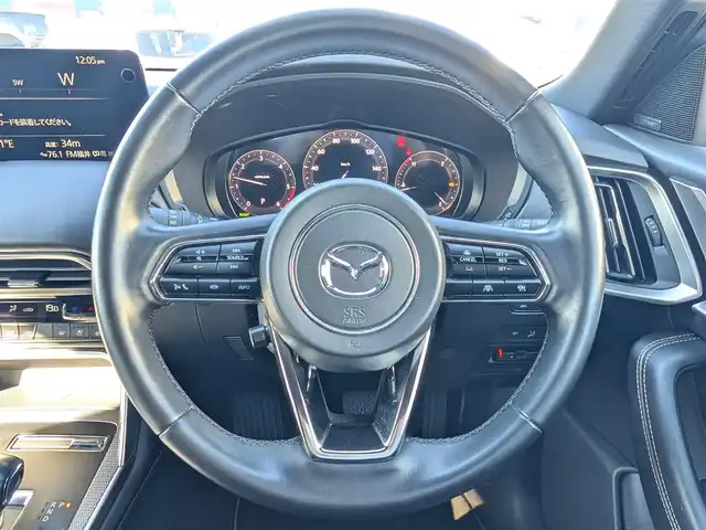 マツダ ＣＸ－６０ XD HV エクスクルーシブスポーツ 福井県 2023(令5)年 2.3万km ロジウムホワイトプレミアムメタリック 純正ナビ/・フルセグ/・Bluetooth/・Apple CarPlay対応/スマートブレーキサポート/・前後誤発信抑制/・標識認識機能/・レーンキープアシスト/全方位モニター/パノラマサンルーフ/パワーバックドア/前席パワーシート/前席エアーシート/全席シートヒーター/ステアリングリモコン/置くだけ充電/オートリトラミラー/電子制御パーキング/ブラインドスポットモニター/純正20インチアルミ/LEDヘッドライト/黒レザーシート/社外前後ドライブレコーダー/USB・HDMI端子/レーダークルーズコントロール