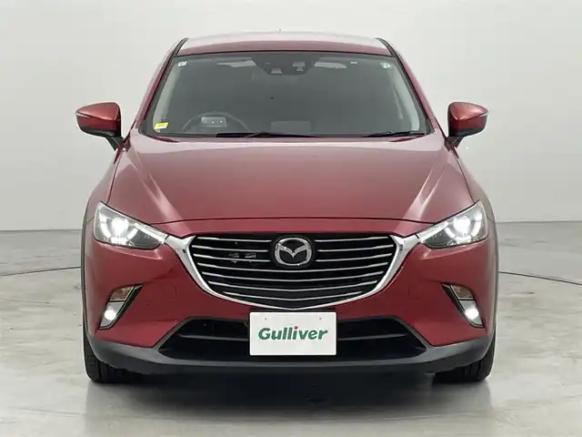 マツダ ＣＸ－３ XD ツーリング 福岡県 2015(平27)年 5.2万km ソウルレッドプレミアムメタリック メーカーナビ（ＢＴ，フルセグＴＶ）　/バックカメラ　/ＥＴＣ　/ＨＵＤ　/ＡＣＣ　/コーナーセンサー　/衝突被害軽減ブレーキ　/レーンキープ　/ＢＳＭ　/アイドリングストップ　/ＭＴモード付き　/純正１８インチＡＷ　/ＬＥＤ