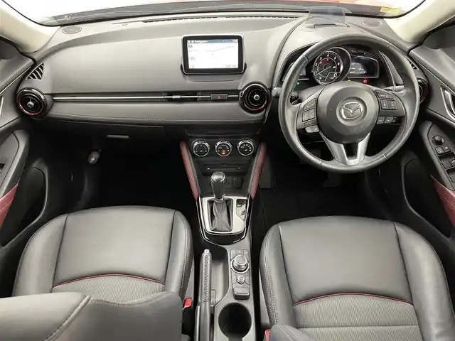 マツダ ＣＸ－３ XD ツーリング 福岡県 2015(平27)年 5.2万km ソウルレッドプレミアムメタリック メーカーナビ（ＢＴ，フルセグＴＶ）　/バックカメラ　/ＥＴＣ　/ＨＵＤ　/ＡＣＣ　/コーナーセンサー　/衝突被害軽減ブレーキ　/レーンキープ　/ＢＳＭ　/アイドリングストップ　/ＭＴモード付き　/純正１８インチＡＷ　/ＬＥＤ