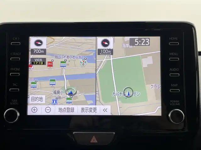 トヨタ ヤリスクロス ハイブリッド Z 岡山県 2021(令3)年 4.9万km ブラックマイカ/ベージュ 2トーン 純正メモリナビゲーション		/【フルセグ/Bluetooth/MSP】		/バックカメラ		/純正18inアルミホイール+サマータイヤ：装着		/レーダークルーズコントロール		/ビルトインETC		/LEDヘッドライト（AUTO機能付き）		/シートヒーター	/ステアリングヒーター	/横滑り防止機能		/衝突軽減システム		/車線逸脱防止システム				/スマートキー		/ステアリングスイッチ		/プッシュスタート		/コーナーセンサー		/フロアマット