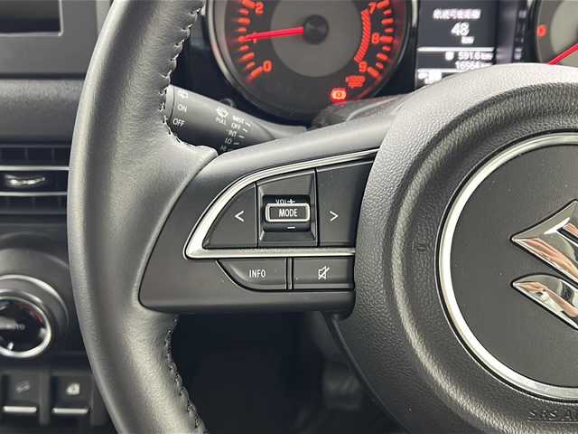 スズキ ジムニー XC 宮城県 2021(令3)年 1.7万km ブルーイッシュブラックパール3 ワンオーナー/デュアルセンサーブレーキサポート/スズキセーフティサポート	/・車線逸脱抑制制御機能	/・車線逸脱警報機能	/・横滑り防止装置	/・ハイビームアシスト	/クルーズコントロール/前席シートヒーター/ビルトインETC/革巻ステアリング/プッシュスタート/スマートキー/LEDヘッドライト/フォグランプ/ヘッドライトウォッシャー/純正16inAW/純正フロアマット/ドアバイザー