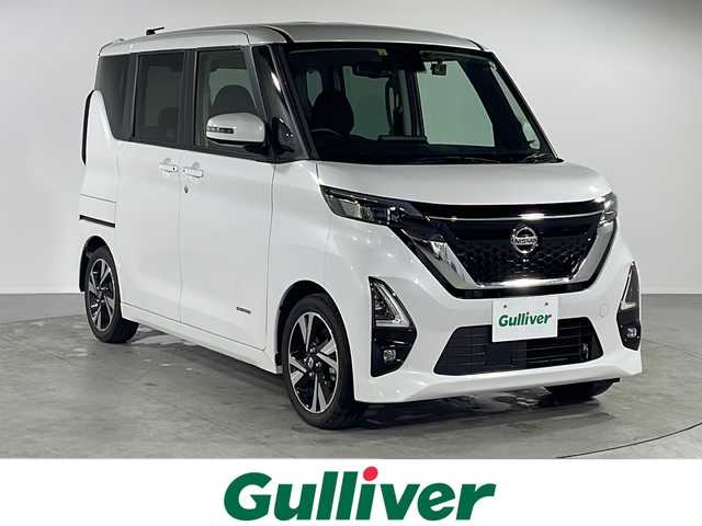日産 ルークス HWS Gターボ プロパイロットED 福岡県 2023(令5)年 1.9万km ホワイトパール ・両側パワースライドドア/・アイドリングストップ/・ドラレコ/・ケンウッドナビ/・社外フロアマット/・プロパイロット/・サーキュレーター/・衝突軽減/・15インチ純正ホイール/・ETC/・ベンチシート/・レーンキープアシスト/・コーナーセンサー/・電動パーキング/・LEDヘッドライト