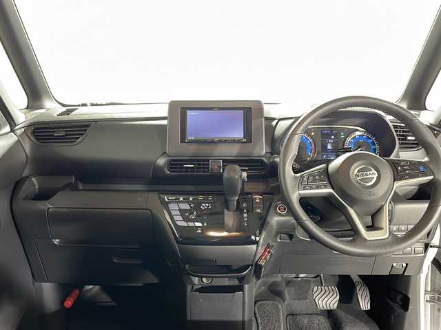 日産 ルークス HWS Gターボ プロパイロットED 福岡県 2023(令5)年 1.9万km ホワイトパール ・両側パワースライドドア/・アイドリングストップ/・ドラレコ/・ケンウッドナビ/・社外フロアマット/・プロパイロット/・サーキュレーター/・衝突軽減/・15インチ純正ホイール/・ETC/・ベンチシート/・レーンキープアシスト/・コーナーセンサー/・電動パーキング/・LEDヘッドライト