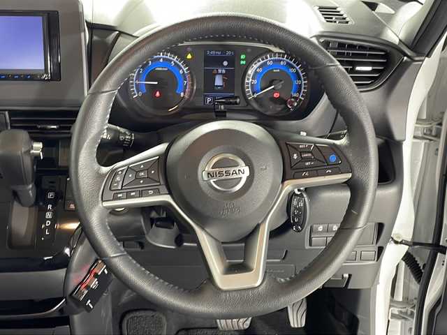 日産 ルークス HWS Gターボ プロパイロットED 福岡県 2023(令5)年 1.9万km ホワイトパール ・両側パワースライドドア/・アイドリングストップ/・ドラレコ/・ケンウッドナビ/・社外フロアマット/・プロパイロット/・サーキュレーター/・衝突軽減/・15インチ純正ホイール/・ETC/・ベンチシート/・レーンキープアシスト/・コーナーセンサー/・電動パーキング/・LEDヘッドライト