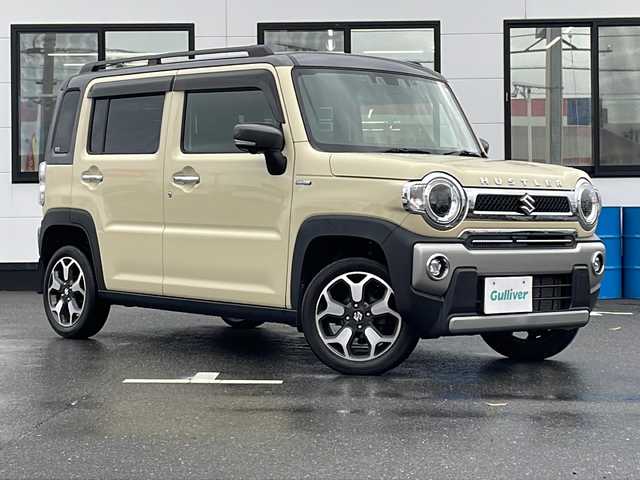 スズキ ハスラー Jスタイル 山口県 2021(令3)年 6.8万km シフォンアイボリーメタリック/ガンメタリック2トーン 純正9インチメモリナビ/DVD再生機能有/Bluetooth/フルセグテレビ/全方位カメラ/前後ドライブレコーダー【ZDR016】/ETC/運転席・助手席シートヒーター/ルーフレール/ドアバイザー/純正フロアマット/純正15インチアルミホイール/スマートキー/プッシュスタート/LEDヘッドランプ/LEDフォグランプ/アイドリングストップ/パーキングアシスト/スズキセーフティサポート/・デュアルカメラブレーキサポート/・後退時ブレーキサポート/・誤発信抑制機能/・車線逸脱警報機能/・標識認識機能/・先行車発進お知らせ機能/盗難防止装置/取扱説明書