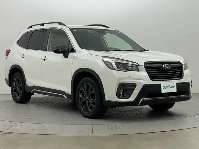 スバル フォレスター スポーツ 新潟県 2021(令3)年 3.6万km クリスタルホワイトP アイサイトセーフティプラス/禁煙車/純正9インチメモリナビ/　　CD/DVD/AM/FM/BT/SD/applecarplay/バック/サイド/フロントモニター/パワーバックドア/全車速追従機能付クルーズコントロール/LEDオートライト/ステアリング連動ヘッドライト/ハーフレザーシート/前席シートヒーター/前席パワーシート/運転席メモリシート/純正17インチアルミホイール付/ステアリングスイッチ/電動パーキングブレーキ/オートブレーキホールド/ハンドルヒーター/ブラインドスポットモニター/アイドリングストップ/デジタルインナーミラー/ドライブレコーダー/スペアキー/スマートキー/ETC