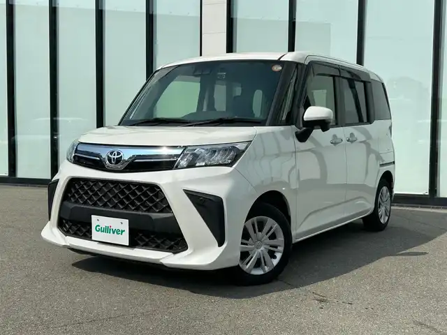 トヨタ ルーミー G 大阪府 2022(令4)年 3万km パールホワイトⅢ スマートアシスト３/純正ナビ　/   フルセグTV/CD/DVD/Bluetooth/バックモニター/クリアランスソナー　　/両側パワースライドドア　/アイドリングストップ　/前後ドライブレコーダー　/純正フロアマット　/プッシュスタート　/スマートキー　/ＥＴＣ　/ＬＥＤライト