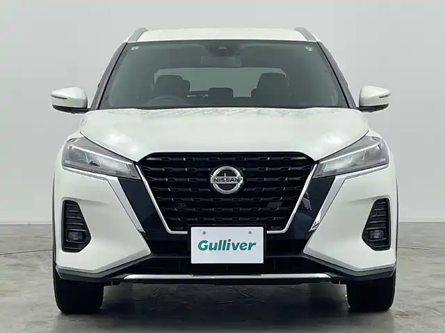 日産 キックス X 群馬県 2021(令3)年 3.8万km ブリリアントホワイトパール 純正９型ナビ　バックカメラ　アダプティブクルーズコントロール　レーンキープアシスト　衝突被害軽減ブレーキ　オートマチックハイビーム　純正ドライブレコーダー　コーナーセンサー　ＥＴＣ　ＬＥＤ　禁煙車
