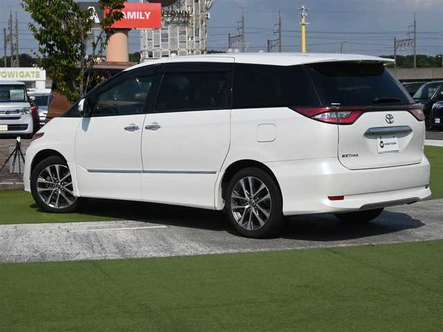 トヨタ エスティマ アエラス プレミアム 千葉県 2017(平29)年 6.8万km ホワイトパールクリスタルシャイン Toyota Safety Sense/・プリクラッシュセーフティ/・レーンディパーチャーアラート/・オートハイビーム/クルーズコントロール/両側パワースライドドア/運転席パワーシート/ハーフレザーシート/セカンドシートオットマン/純正SDナビ/地デジTV/【DVD/CD再生機能　Bluetooth接続】/バックカメラ/フリップダウンモニター/革巻きステアリング/ステアリングスイッチ/ETC/LEDヘッドライト/ウインカーミラー/純正18インチアルミホイル/スマートキー