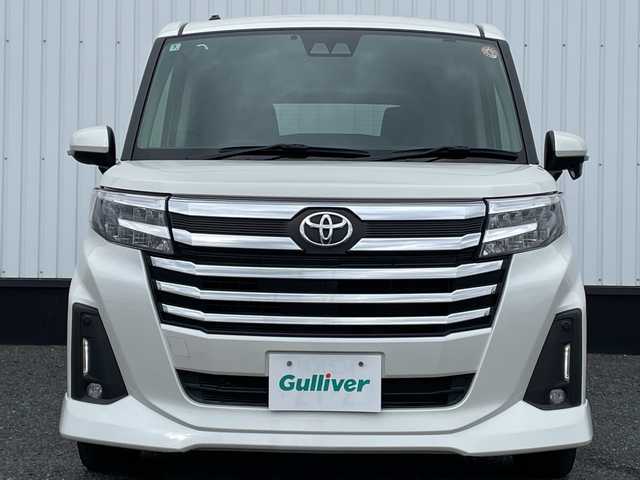トヨタ ルーミー カスタムG 千葉県 2022(令4)年 2.9万km パールホワイトⅢ 純正メモリナビ/(TV/BT/CD/FM/AM)/衝突被害軽減システム/車線逸脱警報/バックカメラ/追従式クルーズコントロール/両側パワースライドドア/横滑り防止装置/ビルトインETC/アイドリングストップ/LEDヘッドライト/フォグランプ/オートライト/ウィンカーミラー/電動格納ミラー/純正14インチAW/シートヒーター/シートリフター/ブレーキホールド/電子制御パーキング/プッシュスタート/スマートキー/フロアマット/取扱説明書/保証書