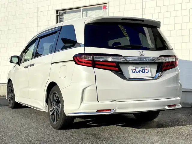 ホンダ オデッセイ アブソルート 三重県 2014(平26)年 10.4万km ホワイトオーキッドパール 【(株)IDOMが運営する【じしゃロン四日市店】の自社ローン対象車両になります。こちらは現金ご利用時の価格です。自社ローンご希望の方は別途その旨お申付け下さい。】/SDナビ(CD/DVD/BT/AM/FM)/アルミホイール　純正17インチAW/フルセグTV/両側パワスラ/クルーズコントロール/WAC/ETC /スペアキー/カーテンエアバッグ