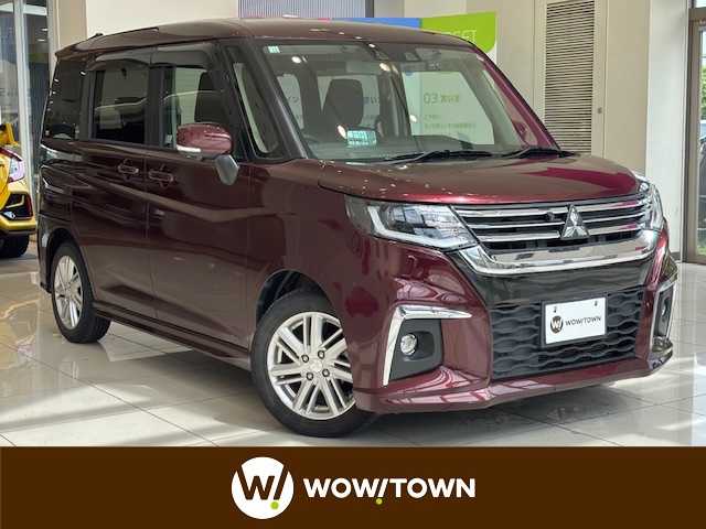 三菱 デリカＤ：２ ハイブリッドMZ 埼玉県 2020(令2)年 2.1万km ワイン 三菱e-Assist/純正9インチナビ/ CD/DVD/BT/フルセグ/USB/AppleCarPlay/全方位カメラ/両側電動スライドドア/パーキングセンサー/シートヒーター/LEDヘッドライト/レーダークルーズコントロール/レーンキープアシスト/スマートキー/ETC/禁煙車