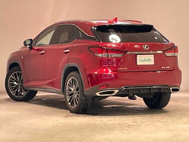 レクサス ＲＸ 300 Fスポーツ 宮城県 2020(令2)年 2.7万km レッドマイカクリスタルシャイン サンルーフ/純正SDナビ/バックカメラ/Bluetooth/CD/DVD/フルセグTV/レクサスセーフティシステム+/・プリクラッシュセーフティ/・レーダークルーズコントロール/・レーントレーシングアシスト/・オートマチックハイビーム/ヘッドアップディスプレイ/ブラインドスポットモニター/前後コーナーセンサー/MTモード付きAT/パドルシフト/パワーバックドア/ルーフレール/ステアリングヒーター/本革レザーシート/シートメモリー/ベンチレーション/シートヒーター/パワーシート/3眼LEDヘッドライト/オートライト/フォグランプ/前後ドライブレコーダー/純正ビルトインETC2.0/純正アルミホイール/純正フロアマット